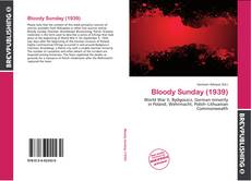 Portada del libro de Bloody Sunday (1939)