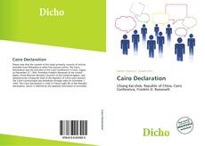 Copertina di Cairo Declaration