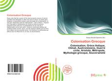 Colonisation Grecque的封面