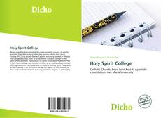 Copertina di Holy Spirit College