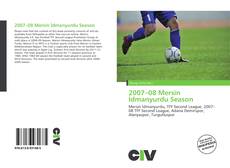 Portada del libro de 2007–08 Mersin İdmanyurdu Season