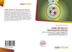 Bookcover of 2008–09 Mersin İdmanyurdu Season