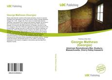 Bookcover of George Mathews (Georgia)