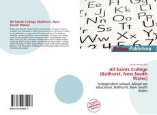 Couverture de All Saints College (Bathurst, New South Wales)