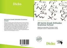 Couverture de All Saints Greek Orthodox Grammar School