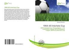 Bookcover of 1964–65 Intertoto Cup