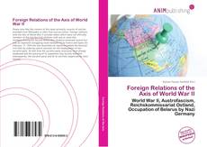 Capa do livro de Foreign Relations of the Axis of World War II 