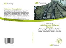 Portada del libro de Addlestone Railway Station