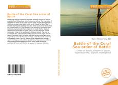 Battle of the Coral Sea order of Battle的封面