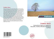 Buchcover von Frédéric Bozo