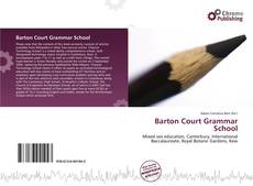 Copertina di Barton Court Grammar School