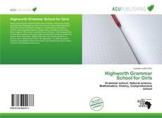 Buchcover von Highworth Grammar School for Girls