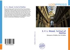 Copertina di E. F. L. Wood, 1st Earl of Halifax