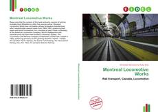 Bookcover of Montreal Locomotive Works