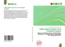 Bookcover of 1999–2000 Turkish First Football League