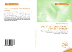 Обложка 1975–76 Turkish First Football League