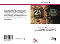 Capa do livro de Bloeme Evers-Emden 