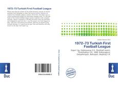 Buchcover von 1972–73 Turkish First Football League