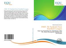 Bookcover of 1969–70 Turkish First Football League