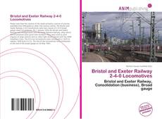 Portada del libro de Bristol and Exeter Railway 2-4-0 Locomotives