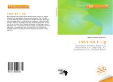 Bookcover of 1963–64 1.Lig