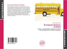 Couverture de European School, Culham