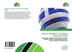 Buchcover von Greek Football Transfers Summer 2009