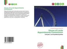 Portada del libro de House of Lords Appointments Commission