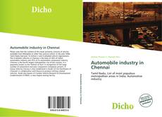 Buchcover von Automobile industry in Chennai