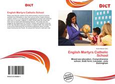 Bookcover of English Martyrs Catholic School