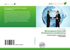 Bookcover of Birmingham East (UK Parliament constituency)