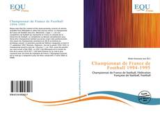 Championnat de France de Football 1994-1995的封面