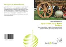 Agriculture de la Rome Antique的封面