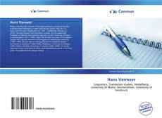 Portada del libro de Hans Vermeer