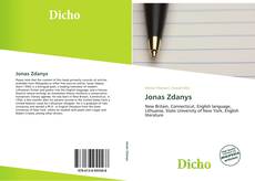 Couverture de Jonas Zdanys