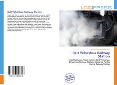 Capa do livro de Beit Yehoshua Railway Station 