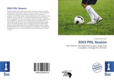 Copertina di 2003 PDL Season