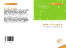 Bookcover of Imre Frivaldszky