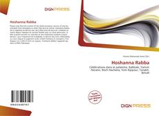 Bookcover of Hoshanna Rabba