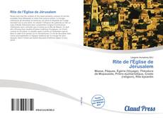 Bookcover of Rite de l'Église de Jérusalem