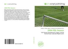 Buchcover von 2004 PDL Season