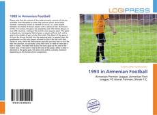 Capa do livro de 1993 in Armenian Football 