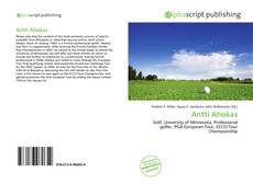 Capa do livro de Antti Ahokas 