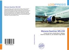 Capa do livro de Morane-Saulnier MS.230 