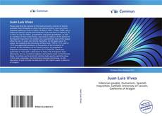 Portada del libro de Juan Luis Vives