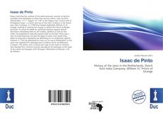 Bookcover of Isaac de Pinto