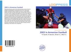 Bookcover of 2003 in Armenian Football