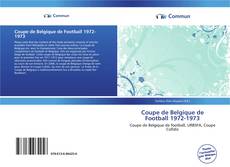 Capa do livro de Coupe de Belgique de Football 1972-1973 