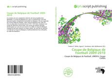Bookcover of Coupe de Belgique de Football 2009-2010