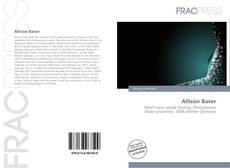 Bookcover of Allison Baver